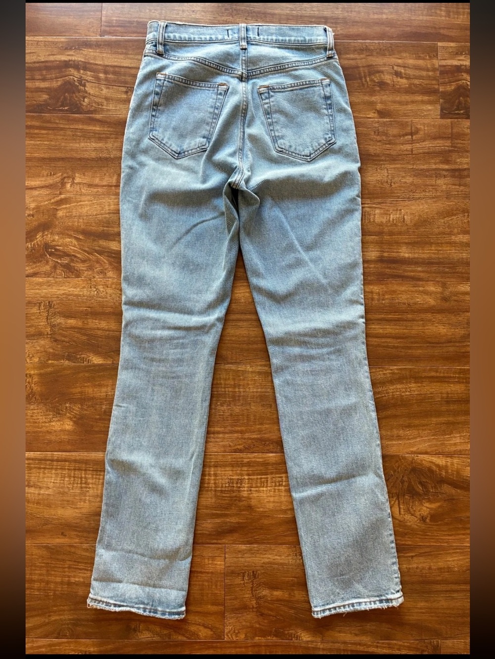 Abercrombie & Fitch Womens High Rise Light Wash Blue Slim Stretch Jeans Pants 27